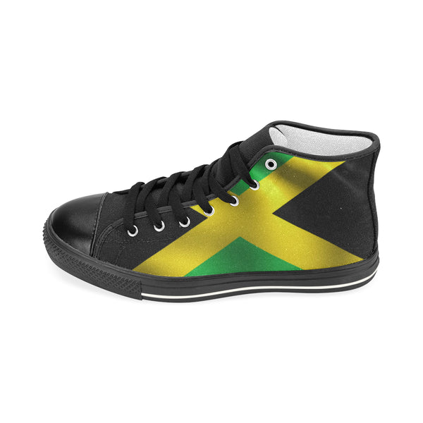 Jamaica Women's Classic High Top Canvas Shoes (Model 017) - kdb solution