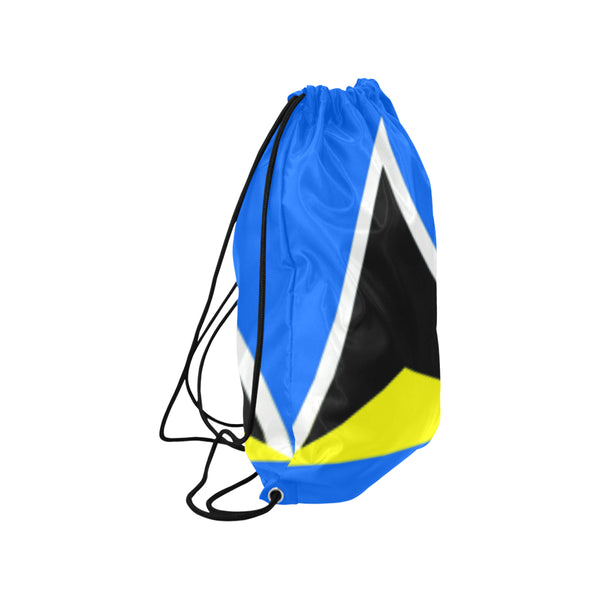 St Lucia Medium Drawstring Bag Model 1604 (Twin Sides) 13.8"(W) * 18.1"(H) - kdb solution