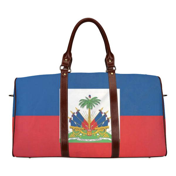 Haiti flag Waterproof Travel Bag/Small (Model 1639) - kdb solution