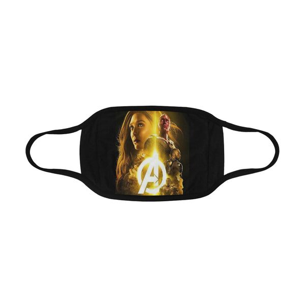 Gold Avengers Mouth Mask - kdb solution