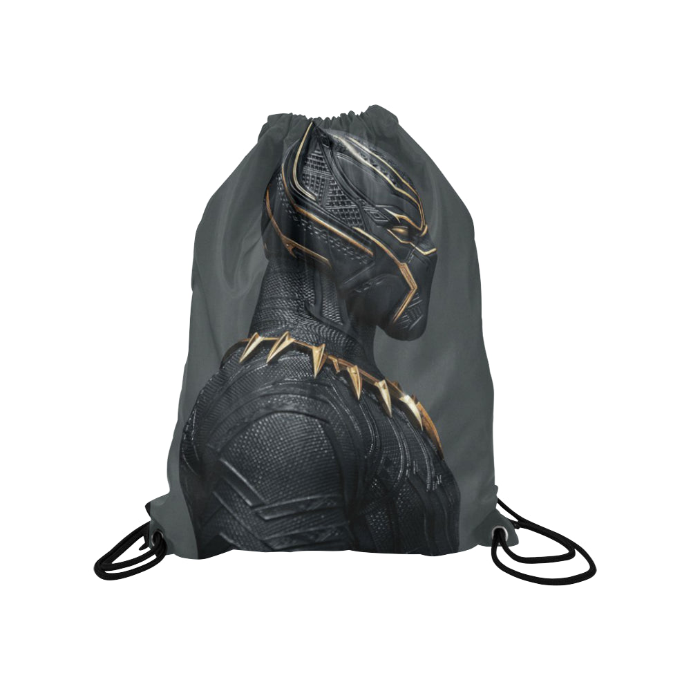 Black Panther upclose Medium Drawstring Bag Model 1604 (Twin Sides) 13.8"(W) * 18.1"(H) - kdb solution