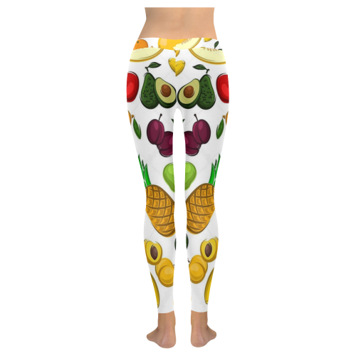 Fruits Low Rise Leggings (Invisible Stitch) (Model L05) - kdb solution