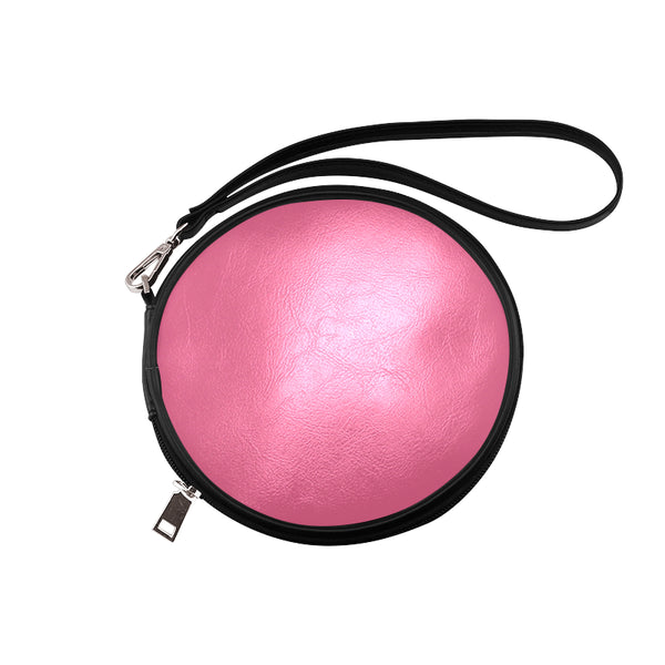 Deep Pink Round Makeup Bag (Model 1625) - kdb solution