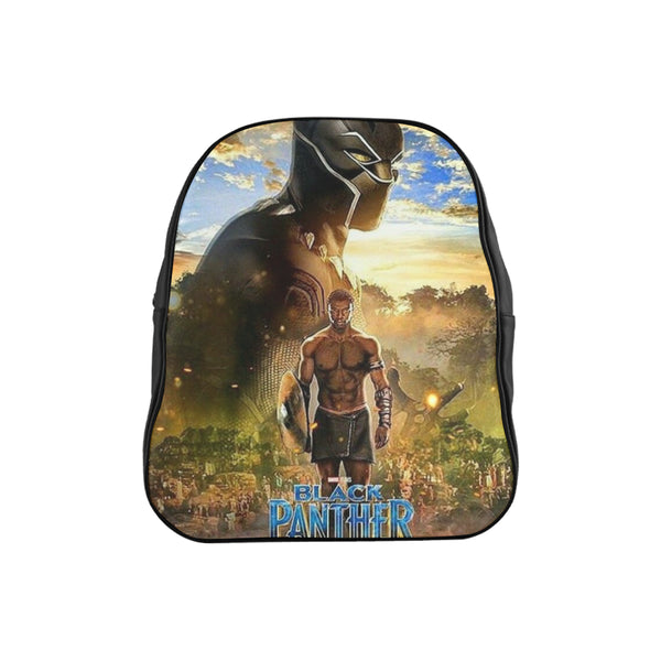 Black Panther Movie Scene School Backpack (Model 1601)(Small) - kdb solution