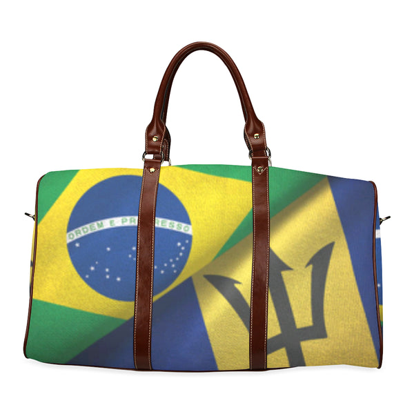 Barbados and Brazil Waterproof Travel Bag/Small (Model 1639) - kdb solution