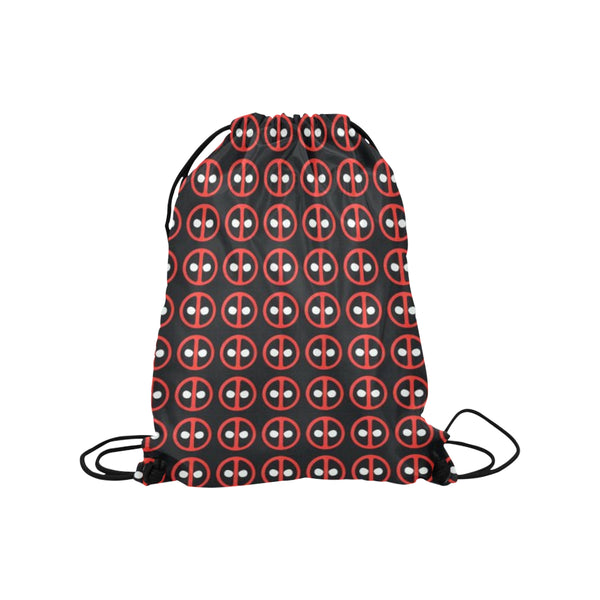 Deadpool Pattern Medium Drawstring Bag Model 1604 (Twin Sides) 13.8"(W) * 18.1"(H) - kdb solution