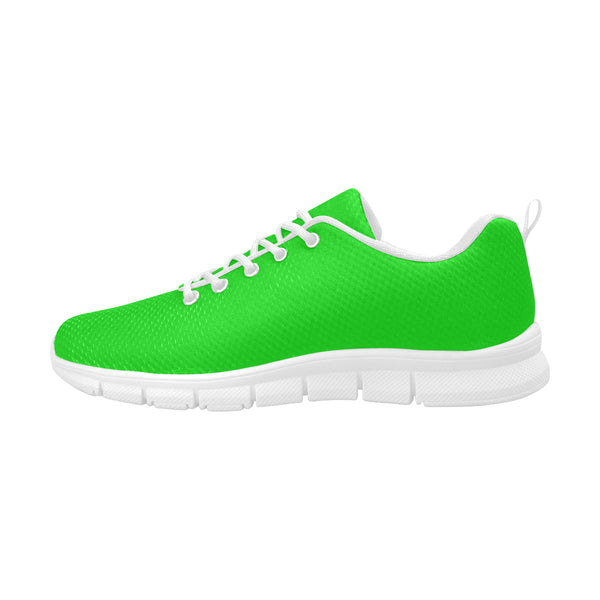 Green Women's Breathable Running Shoes (Model 055) - kdb solution
