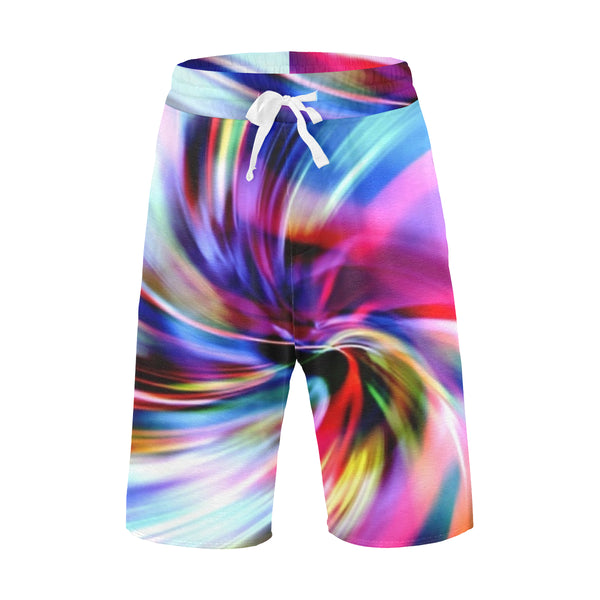 Men's Tie Dye All Over Print Casual Shorts (Model L23) - kdb solution