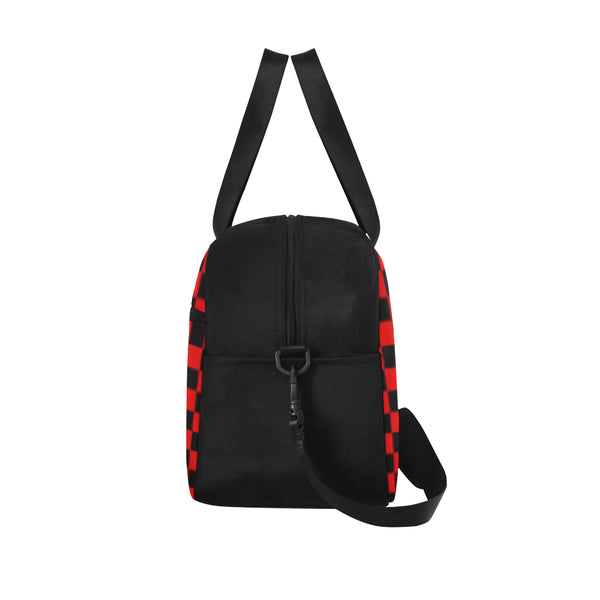 Red and Black Checkered Fitness/Overnight bag (Model 1671) - kdb solution
