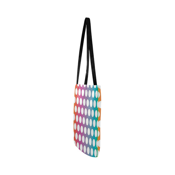 Rainbow Polkadot Reusable Shopping Bag Model 1660 (Two sides) - kdb solution
