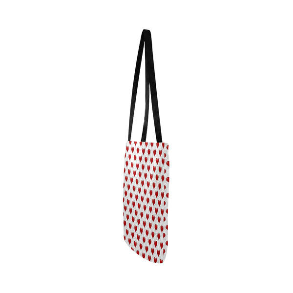 Red heart's Reusable Shopping Bag Model 1660 (Two sides) - kdb solution