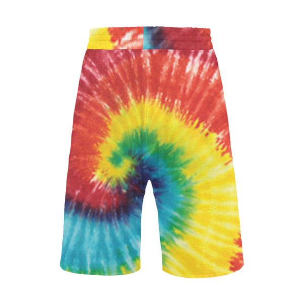 Tie Dye Men's All Over Print Casual Shorts (Model L23) - kdb solution