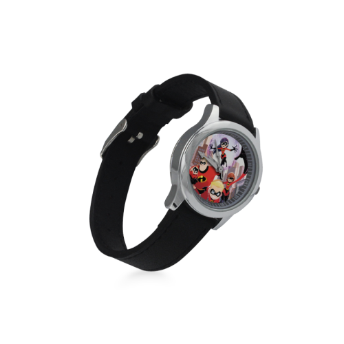 The Incredible on a mission Kid's Stainless Steel Leather Strap Watch(Model 208) - kdb solution