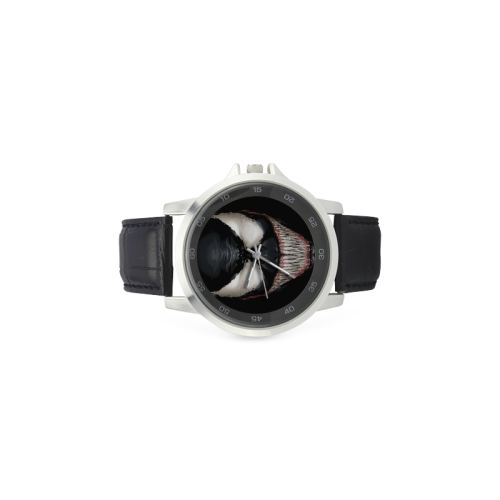 Venom 5 Unisex Stainless Steel Leather Strap Watch(Model 202) - kdb solution