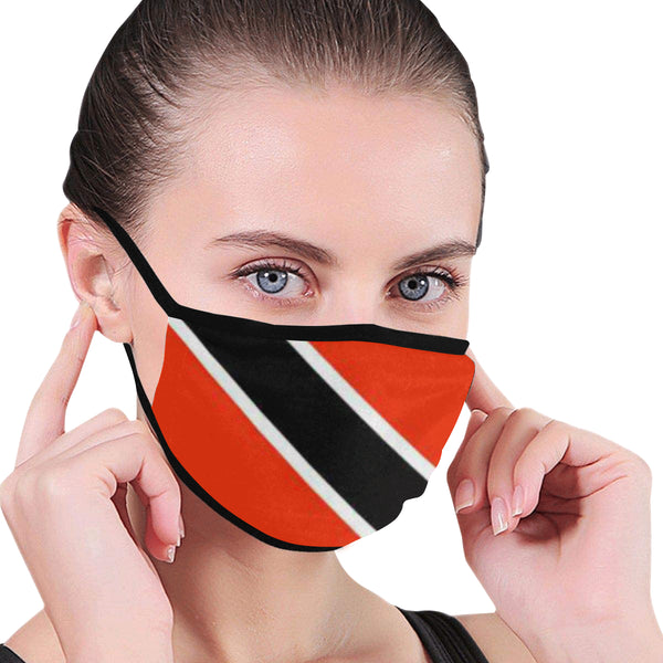 Trinidad flag Mouth Mask - kdb solution