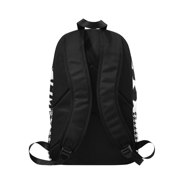 Black and White Design Fabric Backpack for Adult (Model 1659) - kdb solution