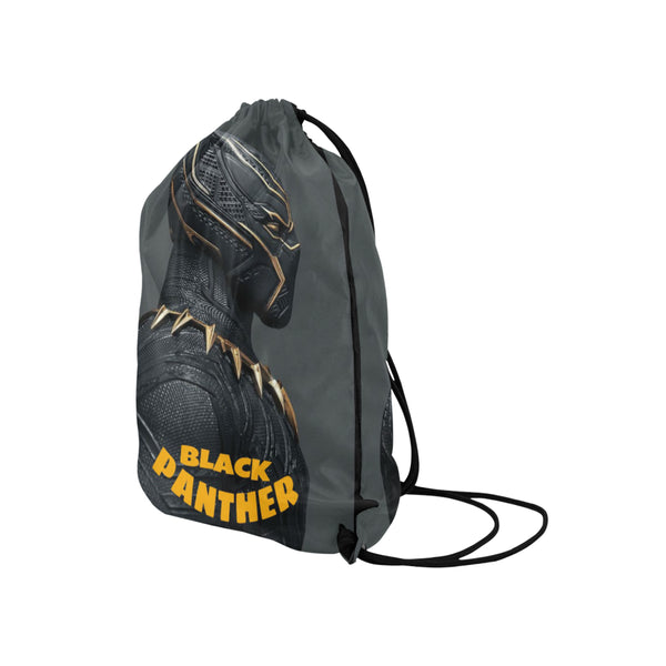 Black Panther Side View Medium Drawstring Bag Model 1604 (Twin Sides) 13.8"(W) * 18.1"(H) - kdb solution