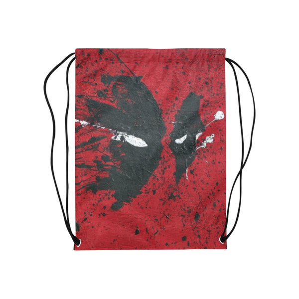 Deadpool Graphic Medium Drawstring Bag Model 1604 (Twin Sides) 13.8"(W) * 18.1"(H) - kdb solution