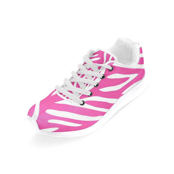 Womens Pink and White Pattern Running Shoe &#039;s - kdb solution