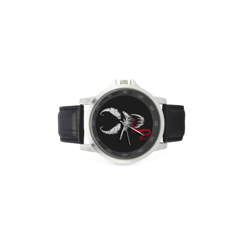 Venom 2 Unisex Stainless Steel Leather Strap Watch(Model 202) - kdb solution