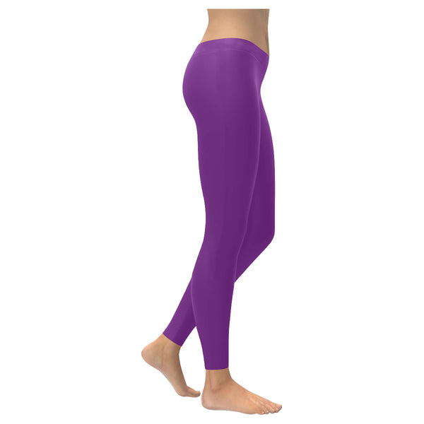 Purple Low Rise Leggings (Model L05) XXS-XXXXXL - kdb solution