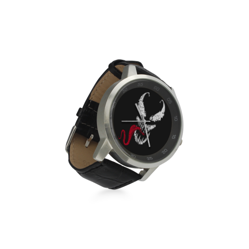Venom 2 Unisex Stainless Steel Leather Strap Watch(Model 202) - kdb solution