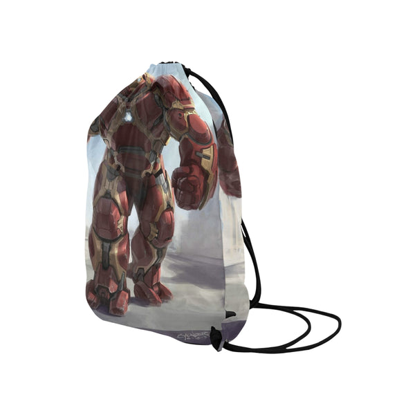 Iron Man Hulk Buster Medium Drawstring Bag Model 1604 (Twin Sides) 13.8"(W) * 18.1"(H) - kdb solution