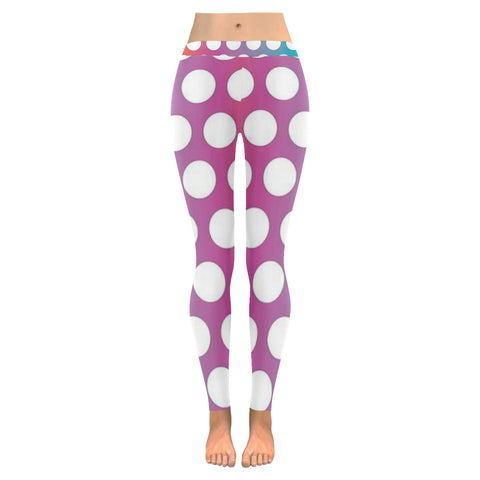 Polka Sots Low Rise Leggings (Invisible Stitch) (Model L05) - kdb solution