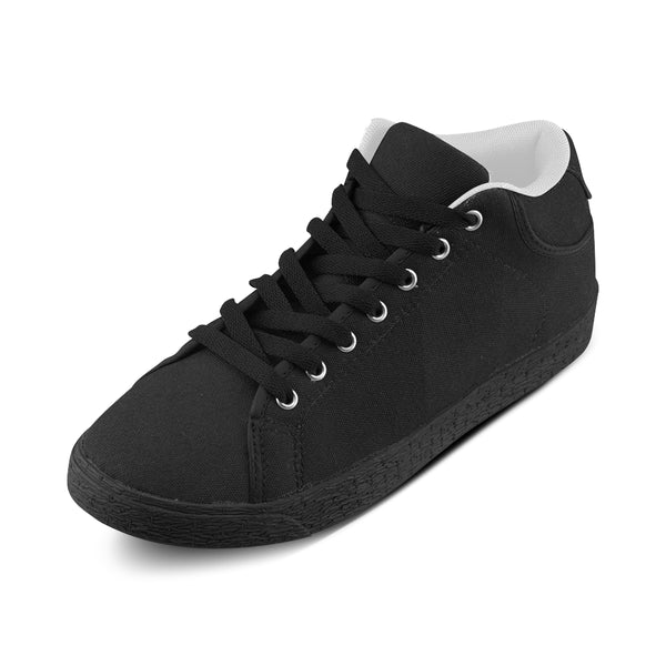 Black Men's Chukkas Canvas Shoes (Model 003) - kdb solution