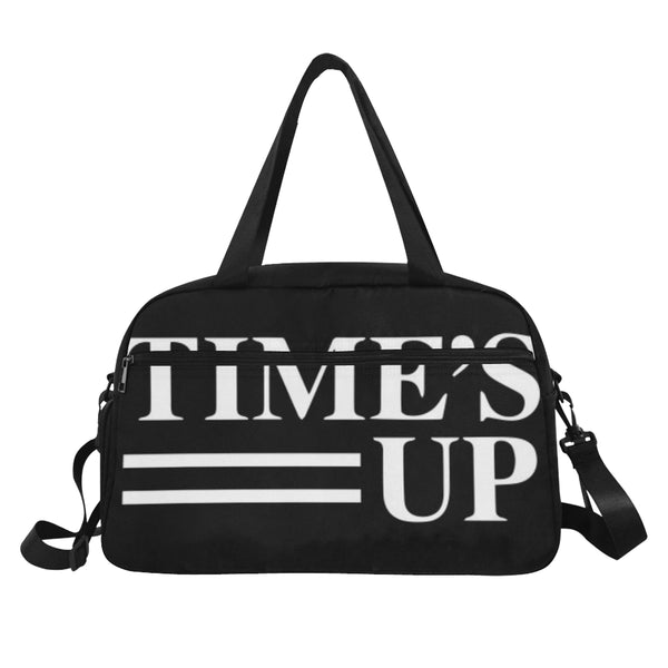 Times up black and white Weekend Travel Bag (Model 1671) - kdb solution