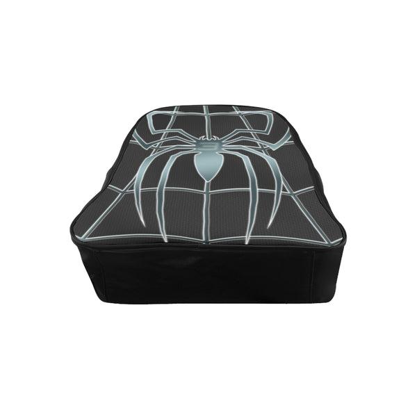 Black Spider Web School Backpack (Model 1601)(Small) - kdb solution