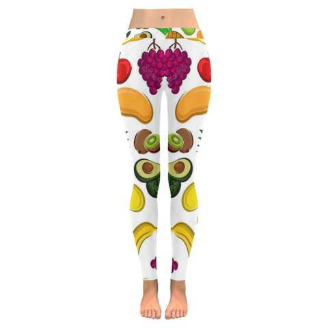 Fruits Low Rise Leggings (Invisible Stitch) (Model L05) - kdb solution