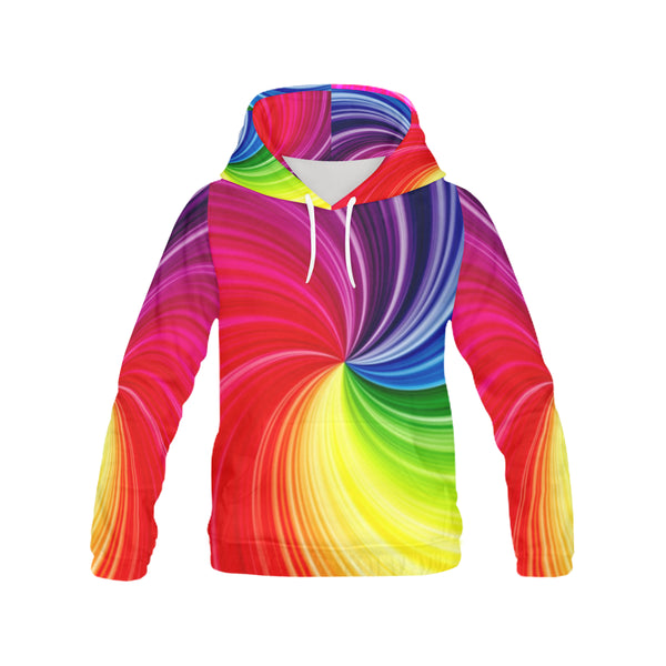 Tie Dye Printed Hoodie for Women (USA Size) (Model H13) - kdb solution