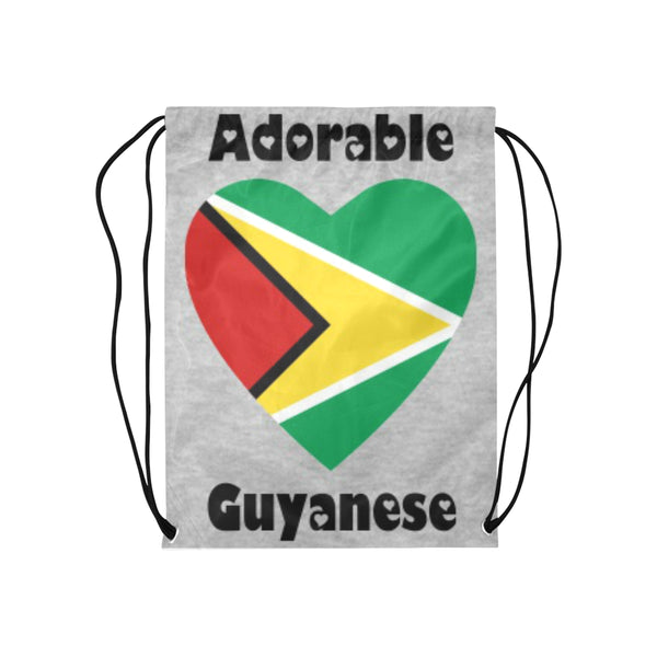 Adorable Guyana Drawstring Medium Bag Model 1604 (Twin Sides) 13.8"(W) * 18.1"(H) - kdb solution