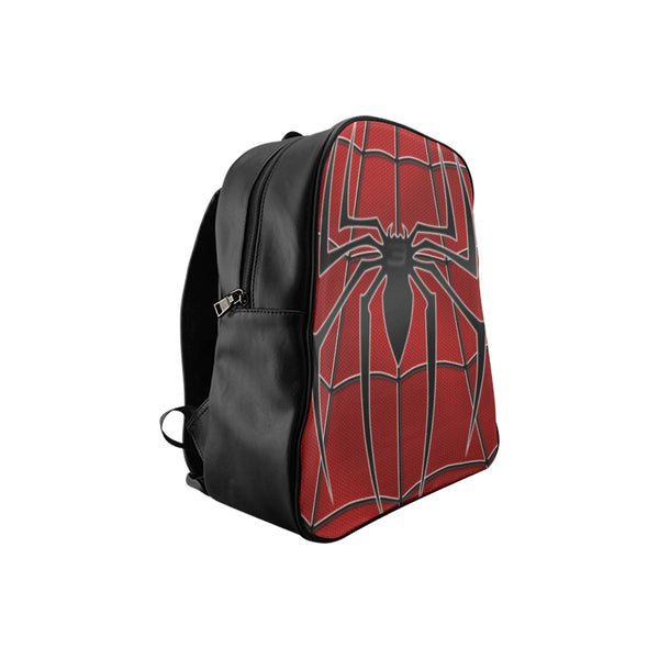 Red Spider Web School Backpack (Model 1601)(Small) - kdb solution