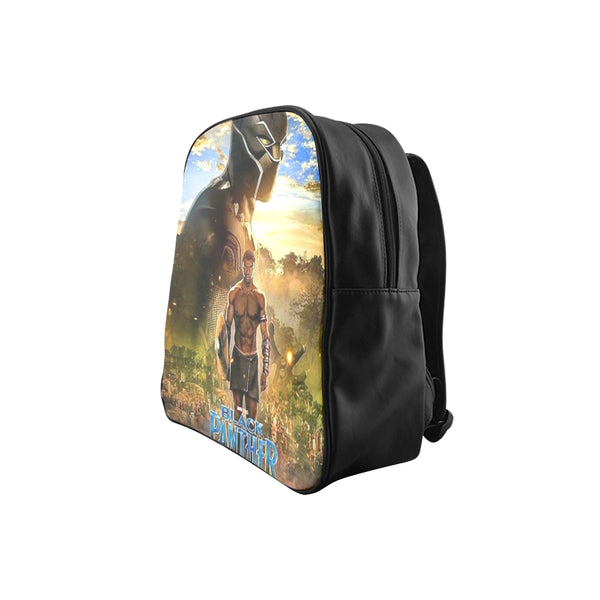 Black Panther Movie Scene School Backpack (Model 1601)(Small) - kdb solution
