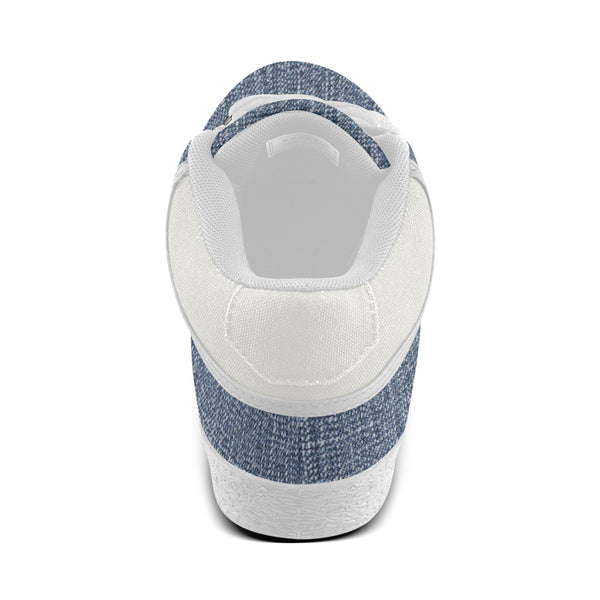 Blue Denim Men's Chukka Canvas Shoes (Model 003) - kdb solution