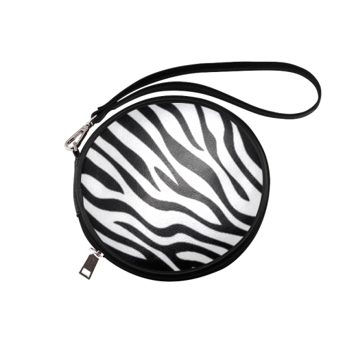 Zebra Pattern Round Makeup Bag (Model 1625) - kdb solution