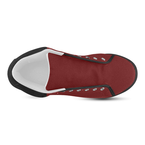 Red Men's Chukka Canvas Shoes (Model 003) - kdb solution
