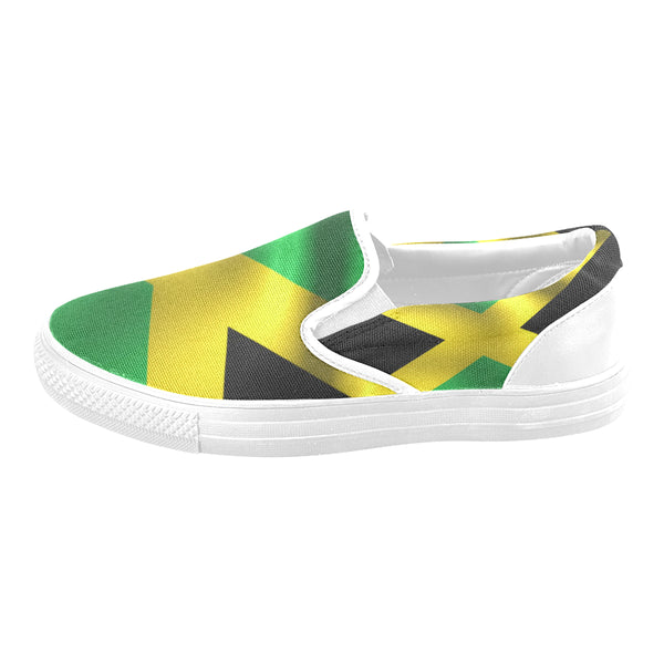 Jamaica Women's Slip-on Canvas Shoes (Model 019) - kdb solution