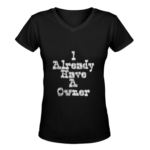 I already have a Owner Women's Deep V-neck T-shirt (Model T19) - kdb solution