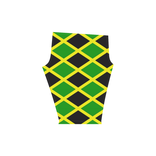Jamaica tile Low Rise Capri Leggings (Invisible Stitch) (Model L08) - kdb solution