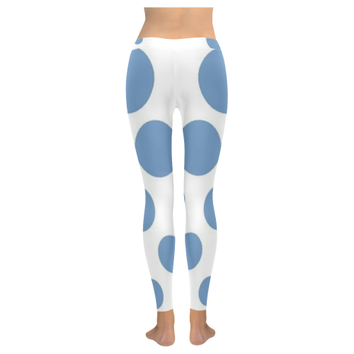 Sky Blue Low Rise Leggings (Invisible Stitch) (Model L05) - kdb solution