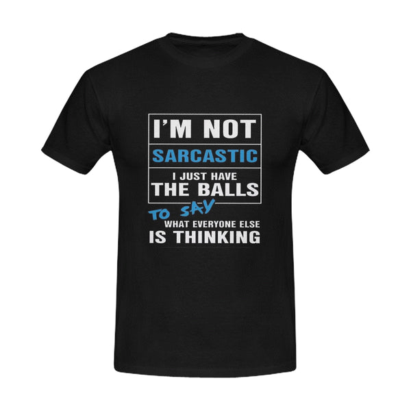 Men's  balls T-Shirt in USA Size (Front Printing Only) - kdb solution
