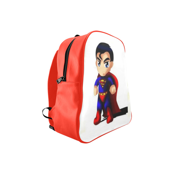 Superman School Backpack (Model 1601)(Small) - kdb solution