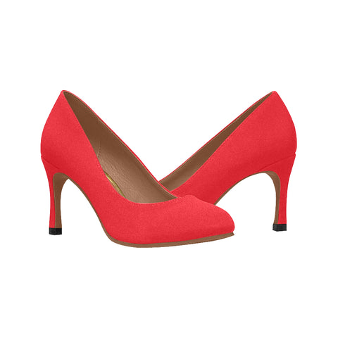 Red Women's High Heels (Model 048) - kdb solution