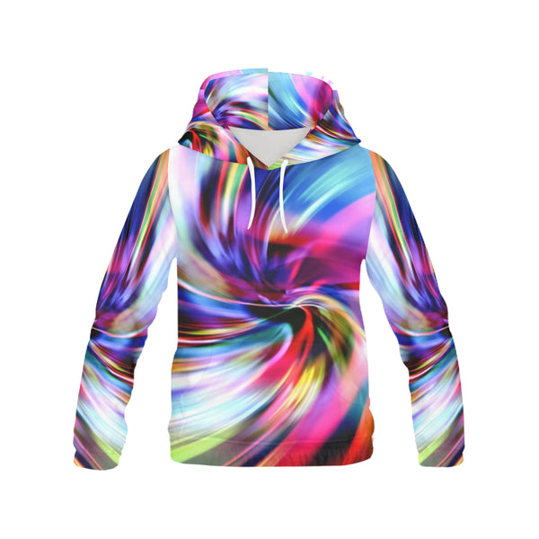 Printed Tie Dye Hoodie for Women (USA Size) (Model H13) - kdb solution