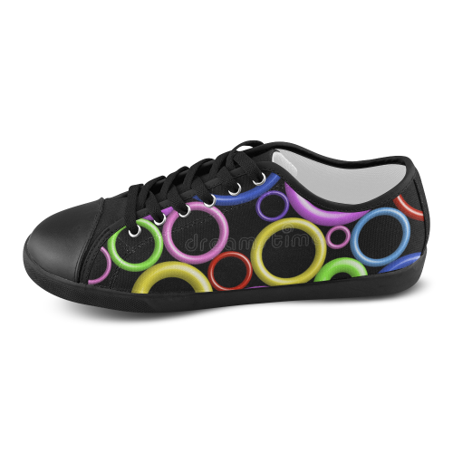 Circles Women's Canvas Shoes (Model 016) - kdb solution