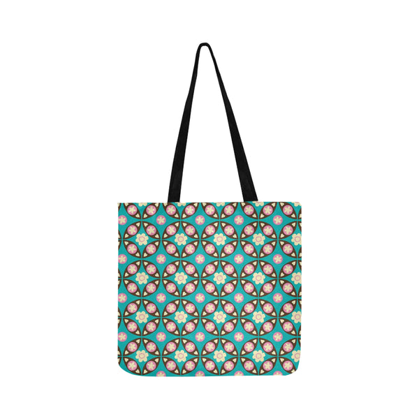 Flower pattern Reusable Shopping Bag Model 1660 (Two sides) - kdb solution