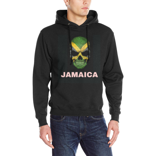 Jamaica Skull 3 Men's Classic Hoodie (Model H17) - kdb solution